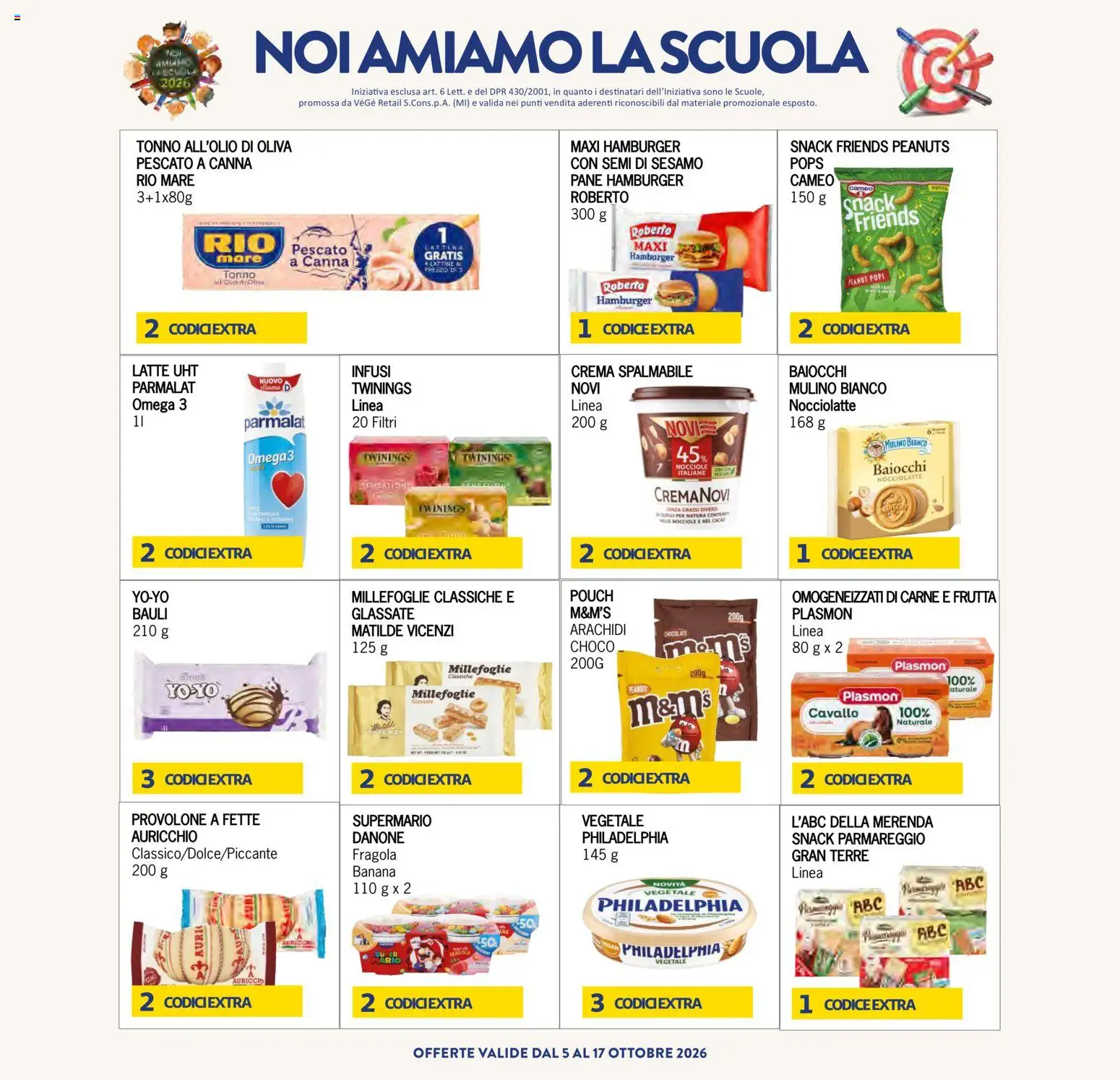 Volantino Eté del 02/10/2026 | Pagina: 34 | Prodotti: Crema, Semi di sesamo, Arachidi, Omega