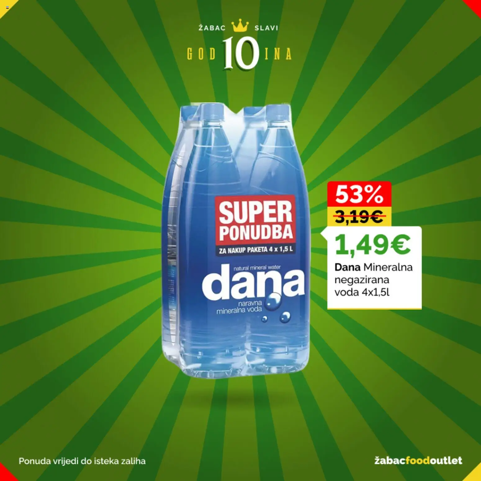 Žabac katalog | vrijedi od 01.06.2026 | Stranica: 14 | Proizvodi: Mineralna voda, Voda