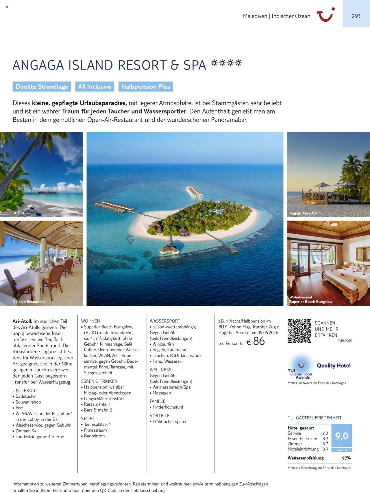 Aida - Asien, Afrika, Orient & Indischer Ozean 2025/26 – gültig ab 01.11.2025 | Seite: 293 | Produkte: Babybett, Wasser
