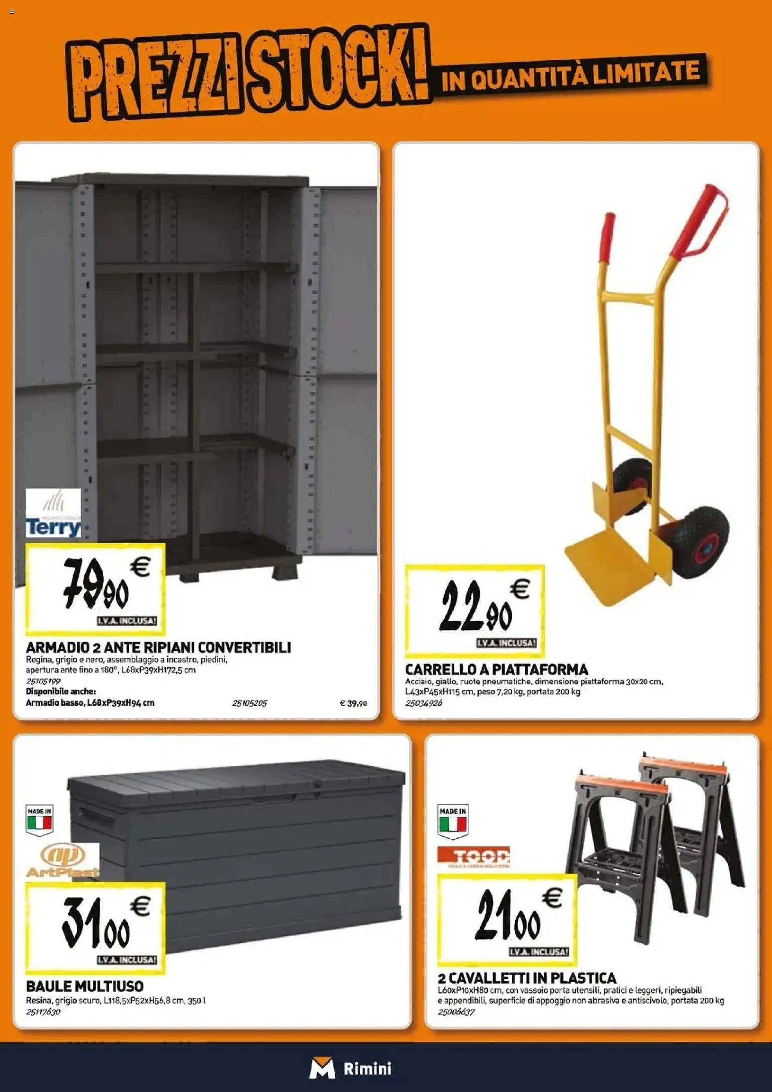 Nuovo Tecnomat catalogo dal 29/10/2026 > offerte anteprima 🛍️ | Pagina: 17 | Prodotti: Porta, Carrello, Baule, Vassoio