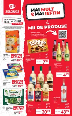Ofertele Selgros valabile de la 02.10.2026
