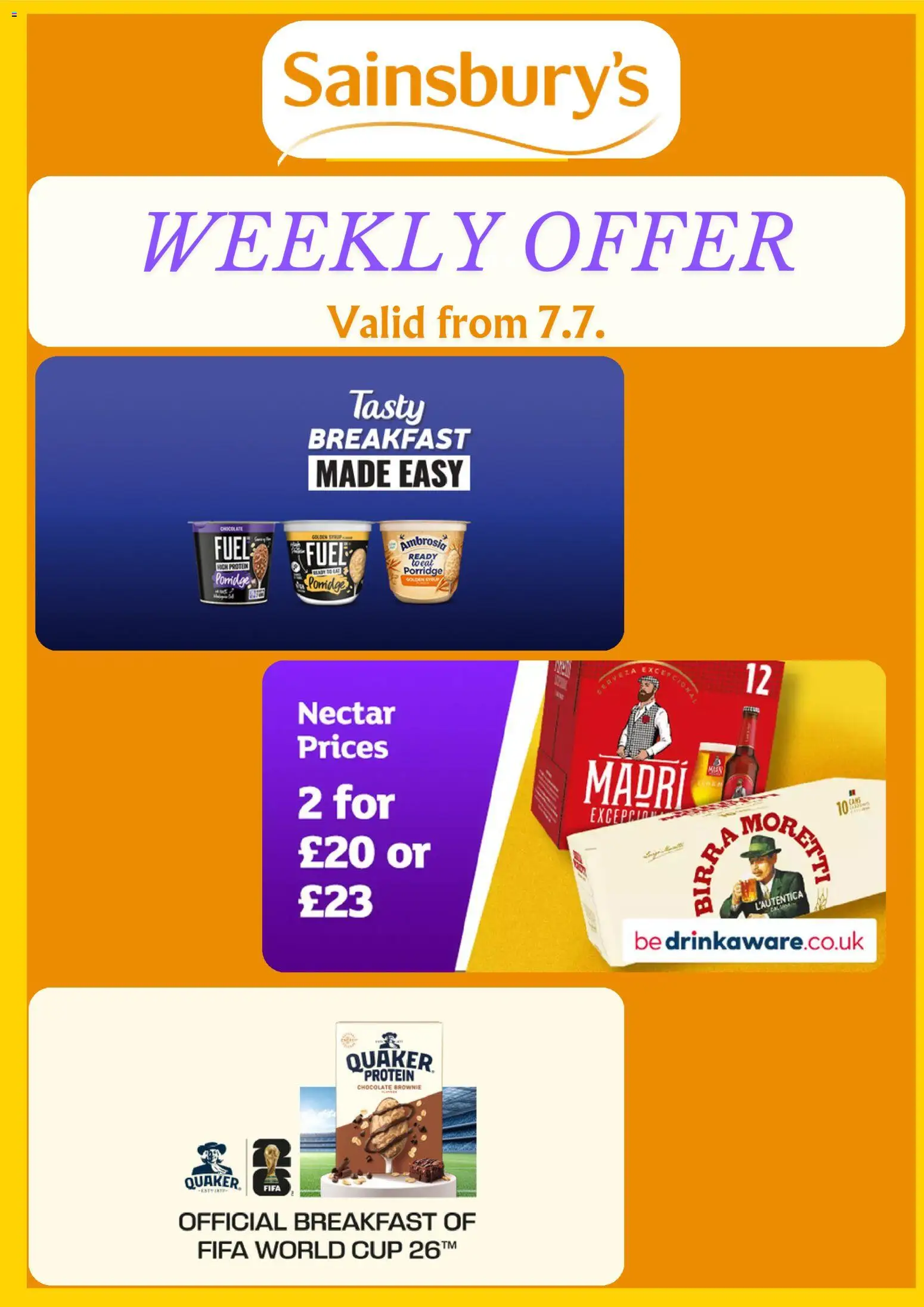 Sainsbury's – Offers (07/07/2026 – 13/07/2026) – Offers Online