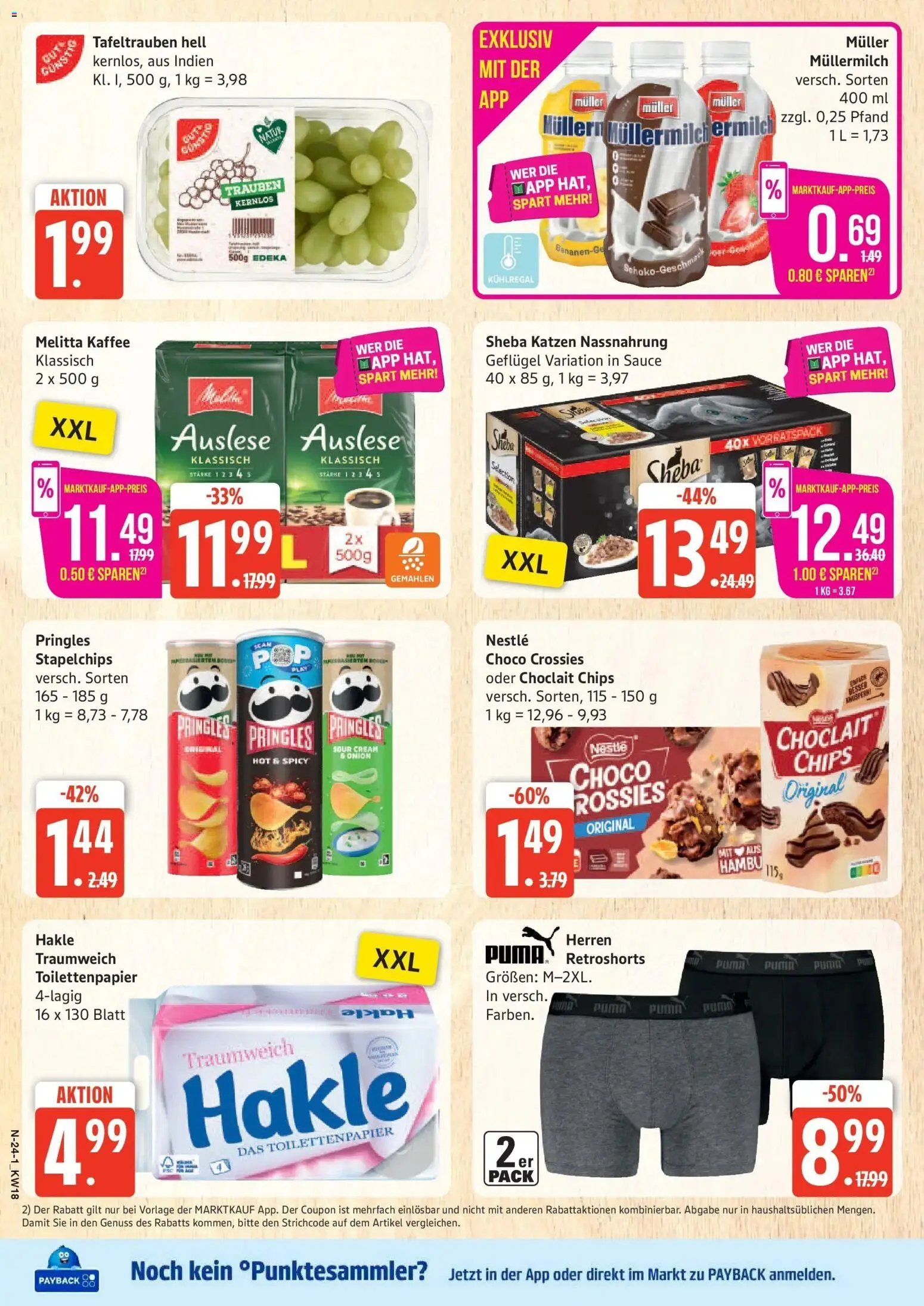 Marktkauf Prospekt Neuenkirchen	 – gültig ab 27.04.2026 | Seite: 24 | Produkte: Melitta, Kaffee, Pringles, Toilettenpapier