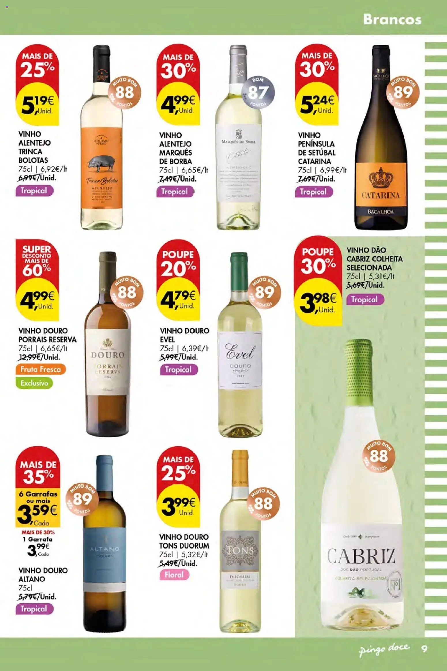 Pingo Doce Folheto Vinhos Frescos Açores │ válido de 02/07/2026 | Página: 9 | Produtos: Vinho