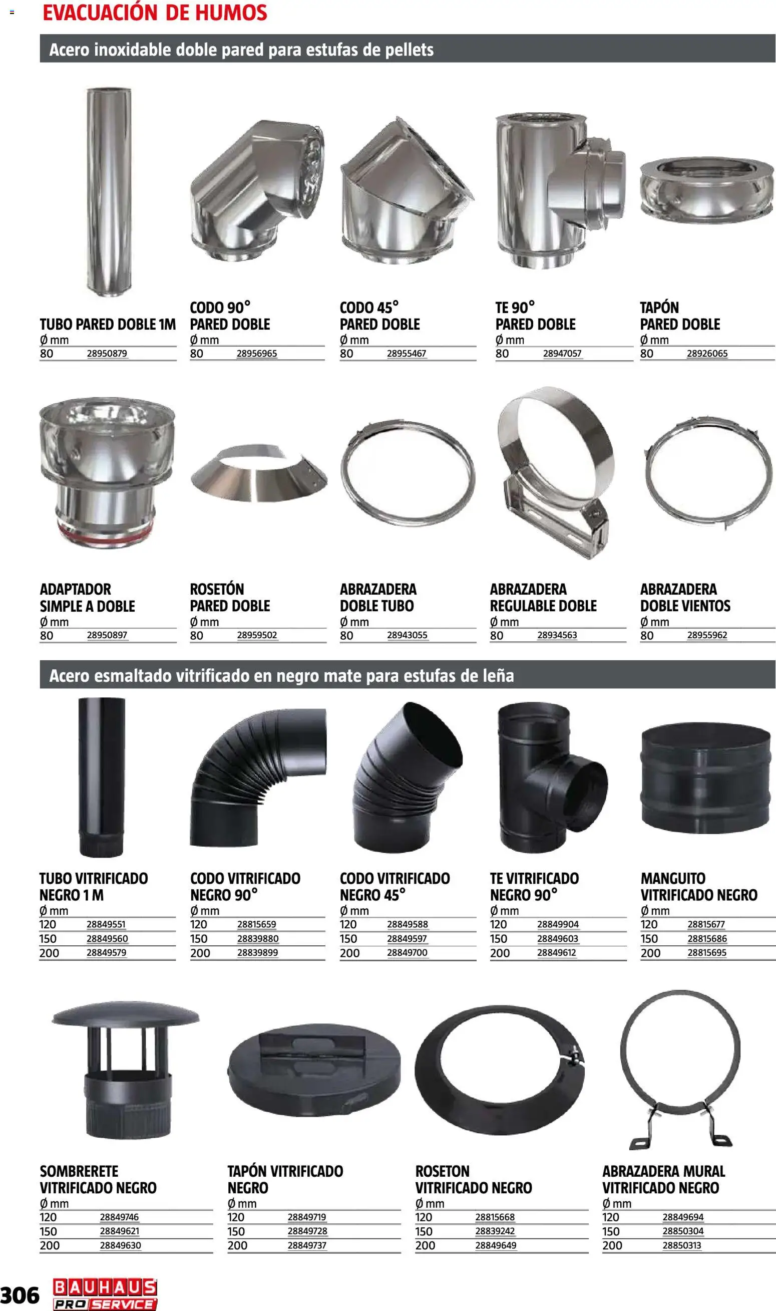 Bauhaus ProService │ válido desde el 11/05/2026 | Página: 306 | Productos: Té, Adaptador, Leña