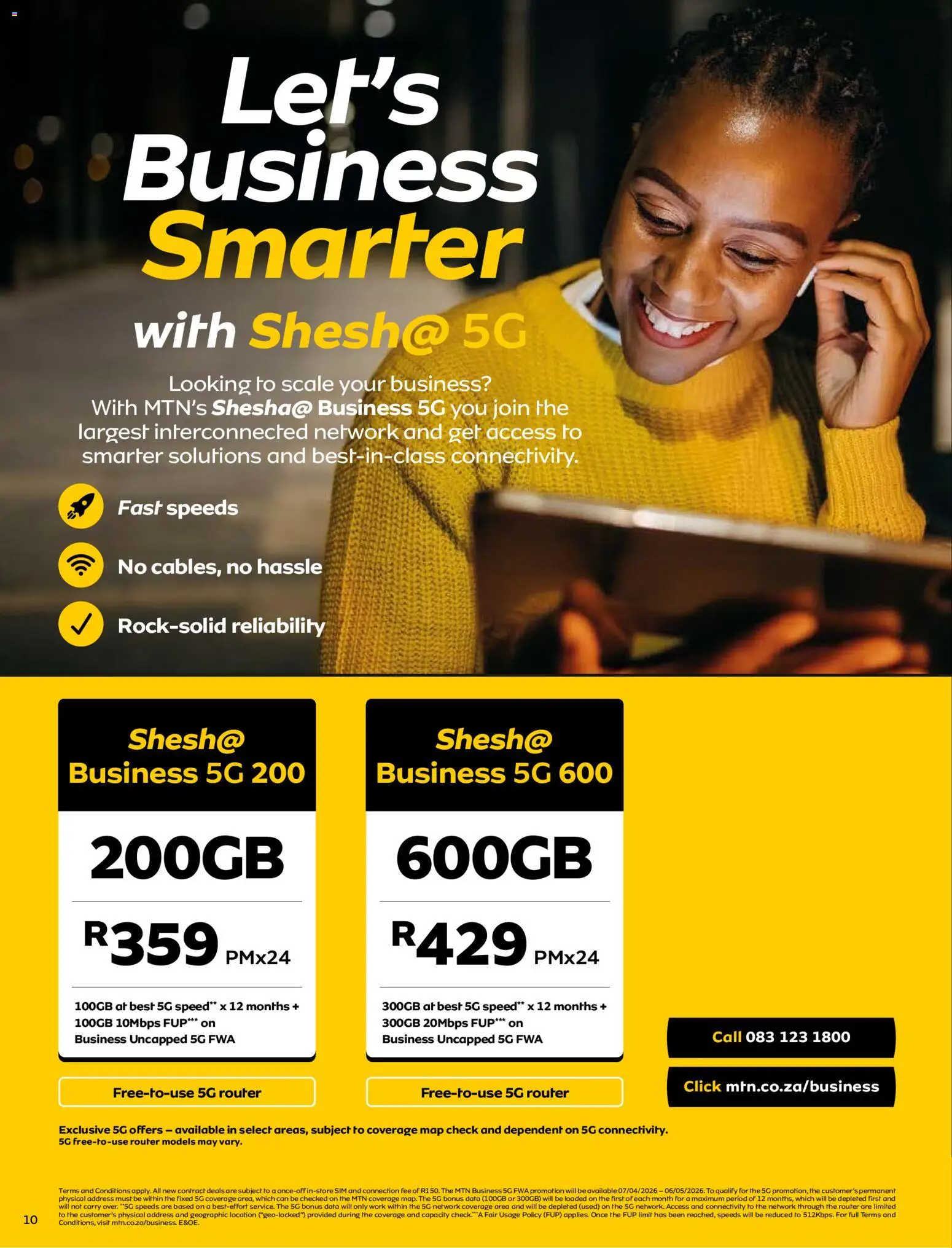 New MTN catalogue – valid from 07.04.2026 | Page: 10 | Products: Data, Sim, Router, Scale