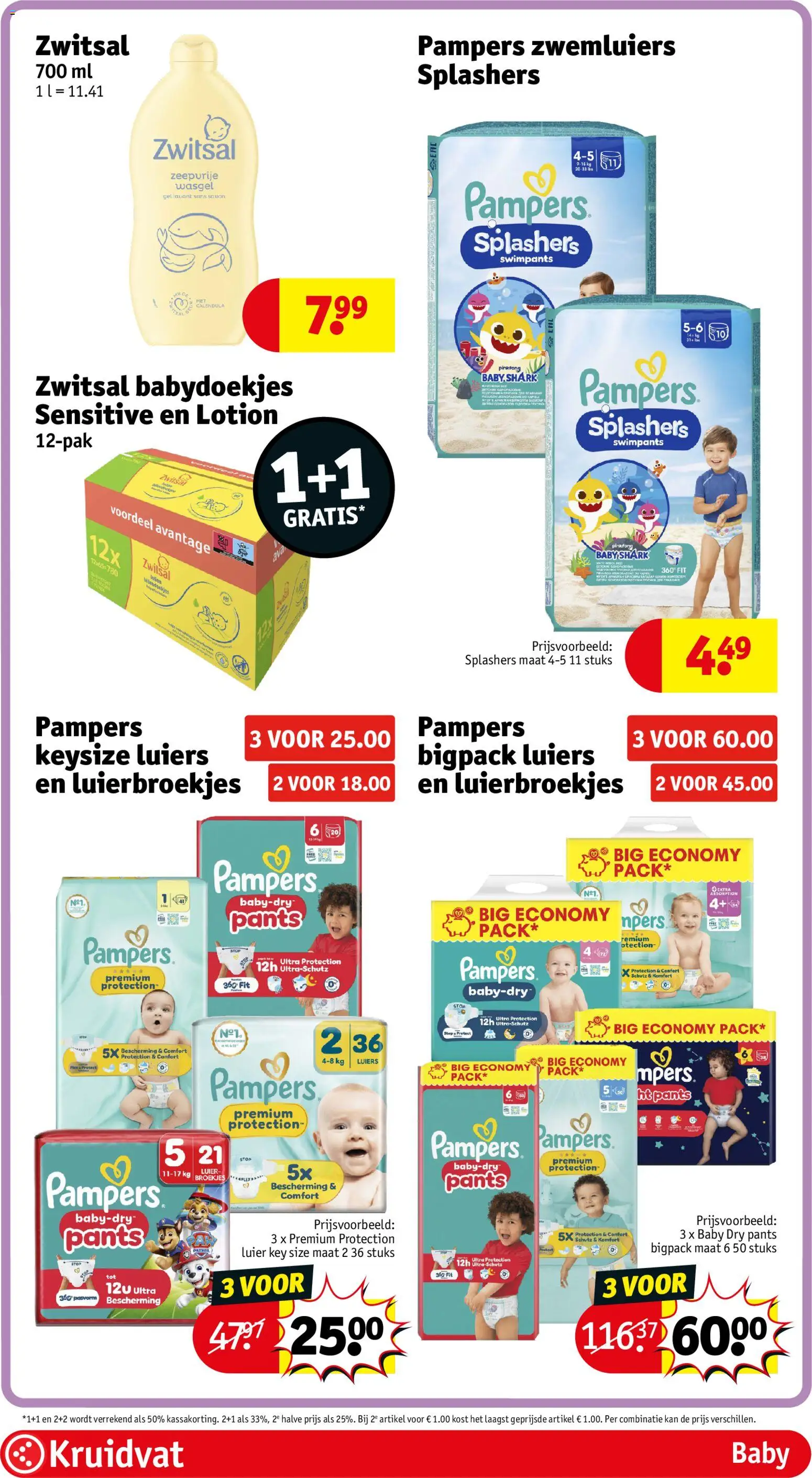 {H1} | Pagina: 50 | Producten: Pampers, Babydoekjes, Gel, Kan