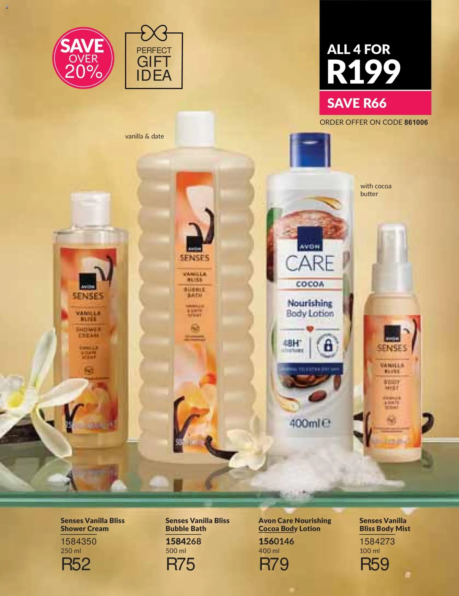 New Avon catalogue – valid from 01/07/2026 | Page: 191 | Products: Cocoa, Cocoa butter, Bath, Shower