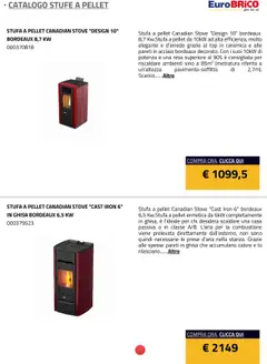 Anteprima del volantino Eurobrico Stufe a Pellet catalogo valido a partire dal 23.07.2025 | Pagina: 16 | Prodotti: Pellet, Stufa a pellet, Stufa, Top
