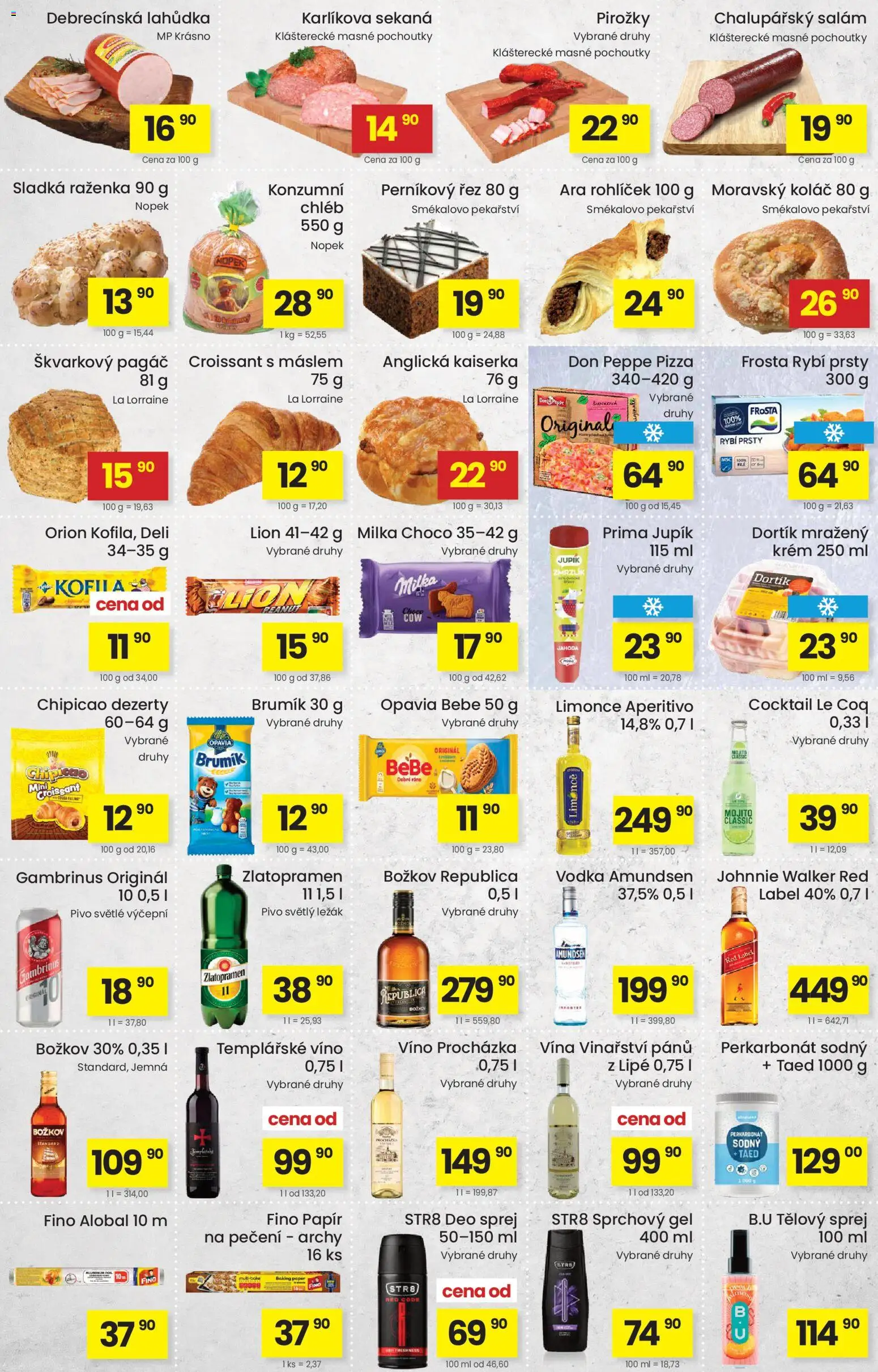 Kubík leták od 21.07.2026 | Strana: 3 | Produkty: Zlatopramen, Sekaná, Alobal, Bebe