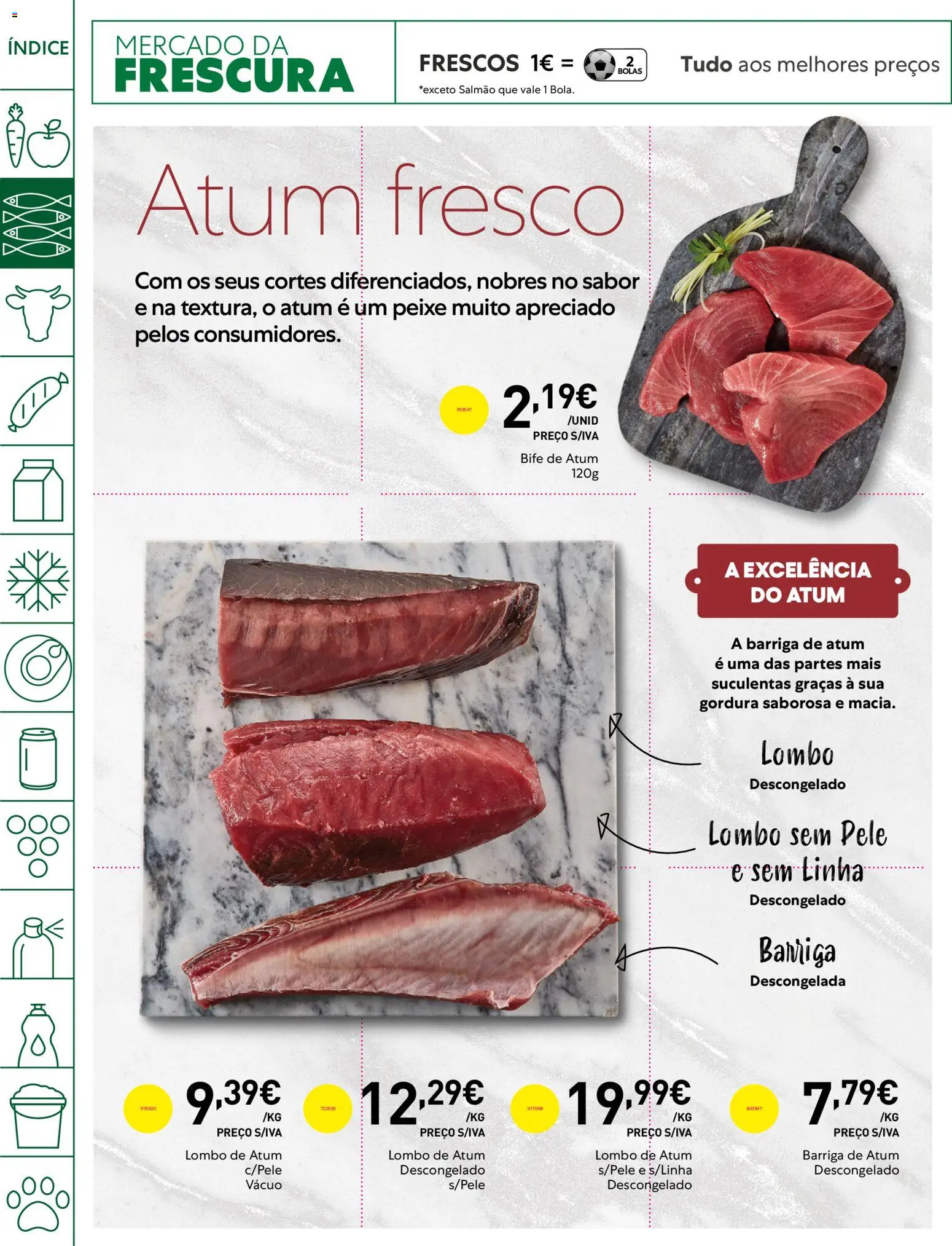 Recheio folheto │ válido de 14.04.2026 | Página: 4 | Produtos: Atum, Salmão, Lombo, Peixe
