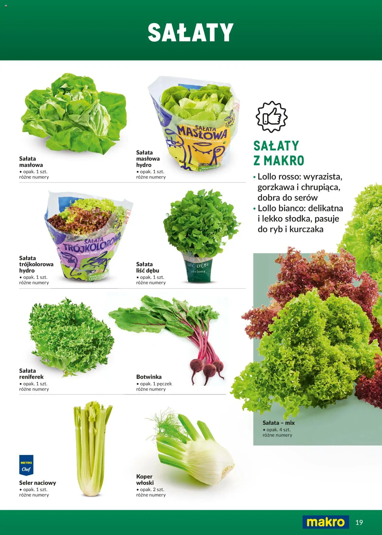Makro Gazetka - Ultra fresh od 01.03.2026 | Strona: 19 | Produkty: Seler naciowy, Botwinka