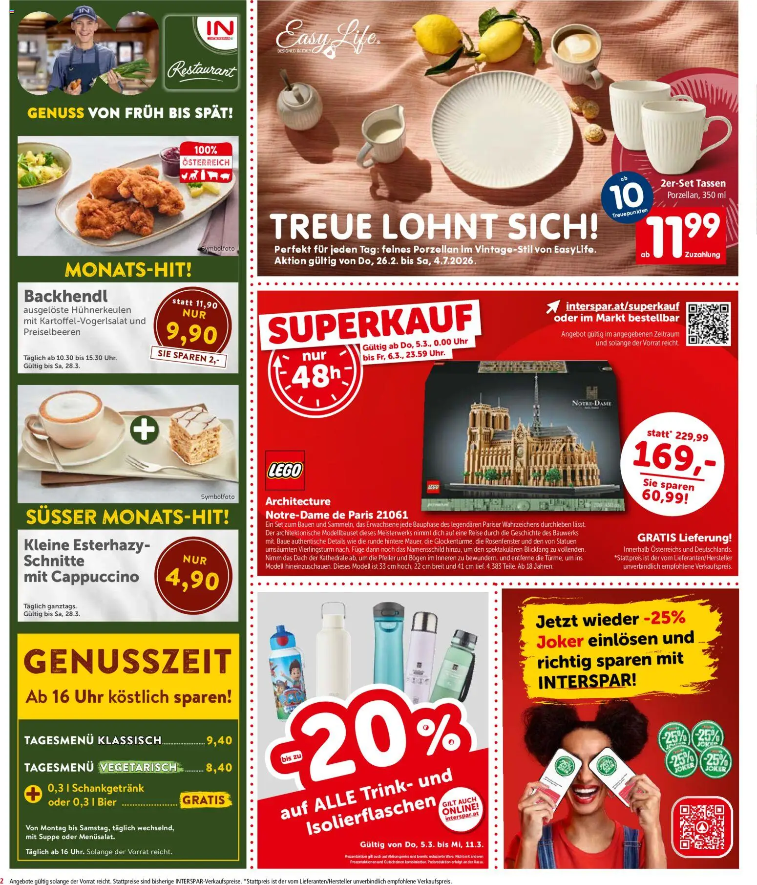 Interspar Flugblatt - Vorarlberg gültig ab 05.03.2026 | Seite: 2 | Produkte: Uhr, Bier