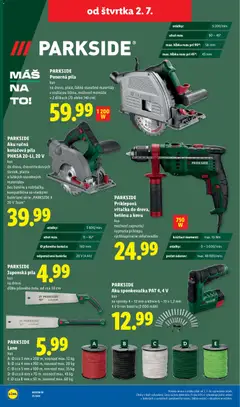 Lidl leták platný od 29.06.2026 | Strana: 88 | Produkty: Píla, Príklepová vŕtačka, Kotúčová píla, Vŕtačka