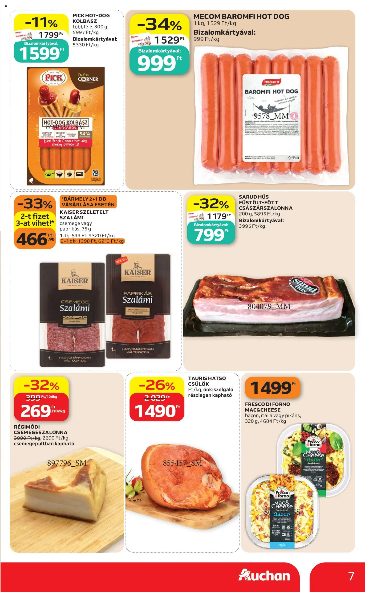 Auchan akciós ujság - amely érvényes a következő dátumtól: 2026.10.29. | Oldal: 7