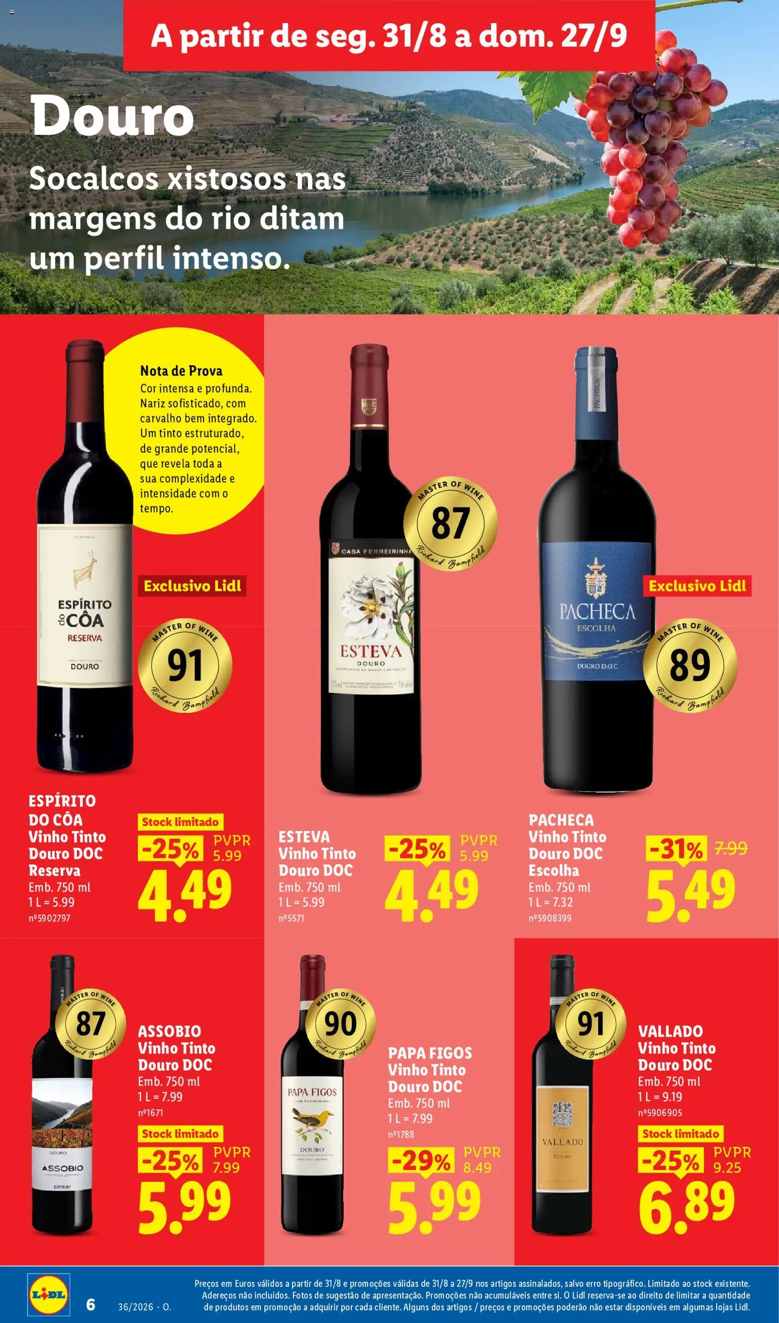 Lidl Folheto Especial │ válido de 31/08/2026 | Página: 6 | Produtos: Figos, Papa, Vinho, Vinho tinto