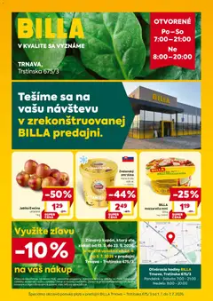 Billa leták platný od 01.07.2026