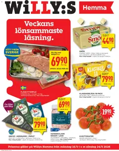 Willys erbjudanden - Förhandsvisning av reklamblad från butik Willys aktuell från 18.05.2026