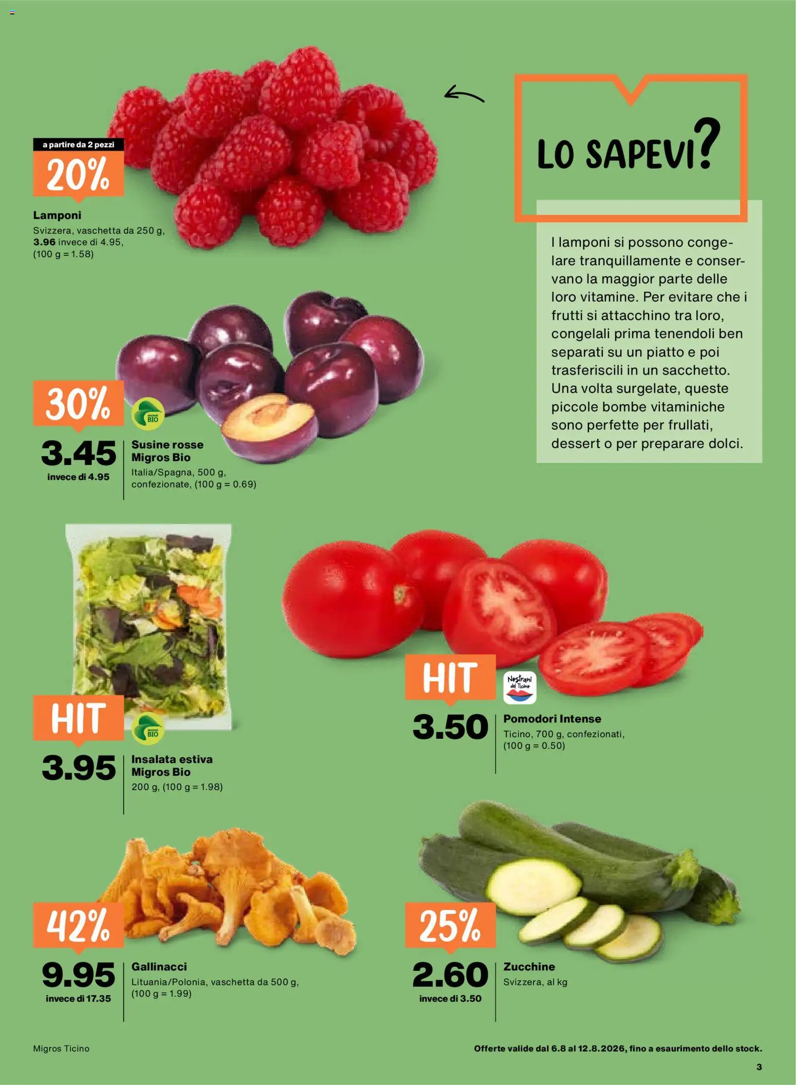 Migros aktionen IT – gültig ab 06.08.2026 | Seite: 3