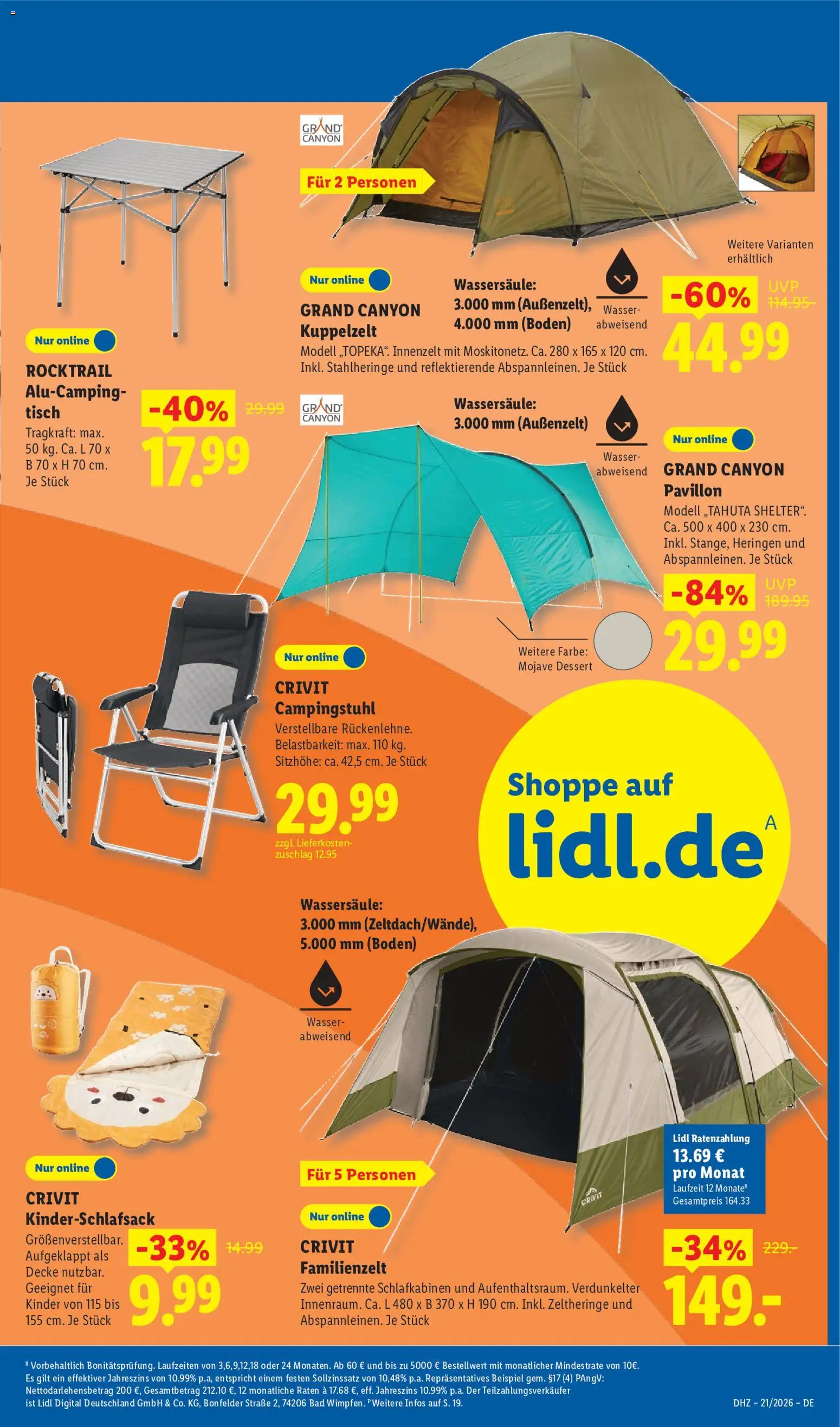 Lidl Prospekt – gültig ab 18.05.2026 | Seite: 47 | Produkte: Decke, Tisch, Bad, Wasser