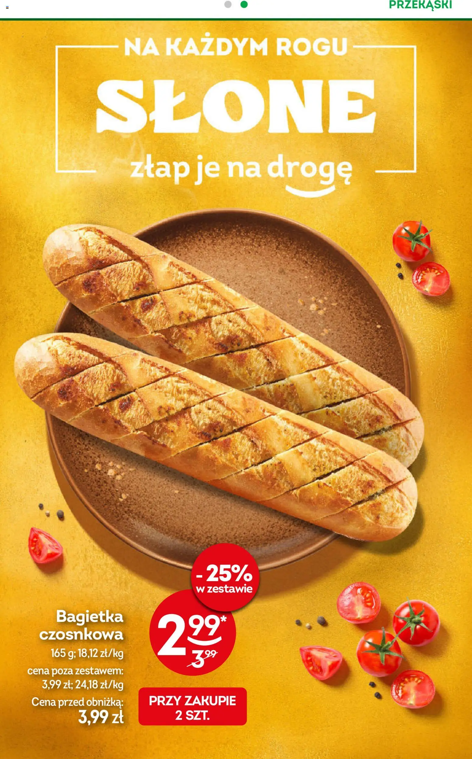 Żabka gazetka od 29.07.2026 | Strona: 69 | Produkty: Bagietka czosnkowa, Bagietka