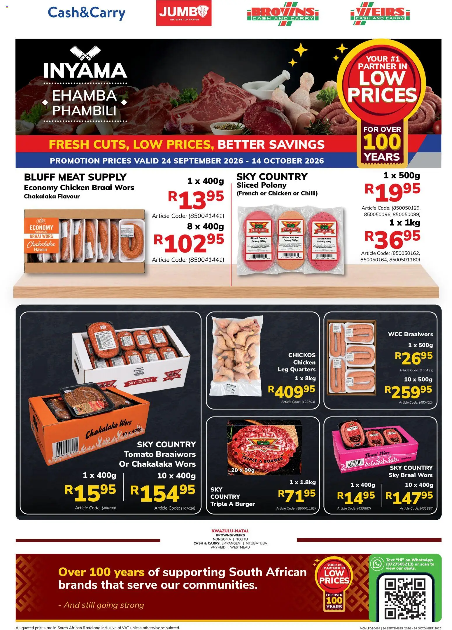 New Jumbo catalogue – valid from 24/09/2026 | Page: 1 | Products: Polony, Chicken, Chilli