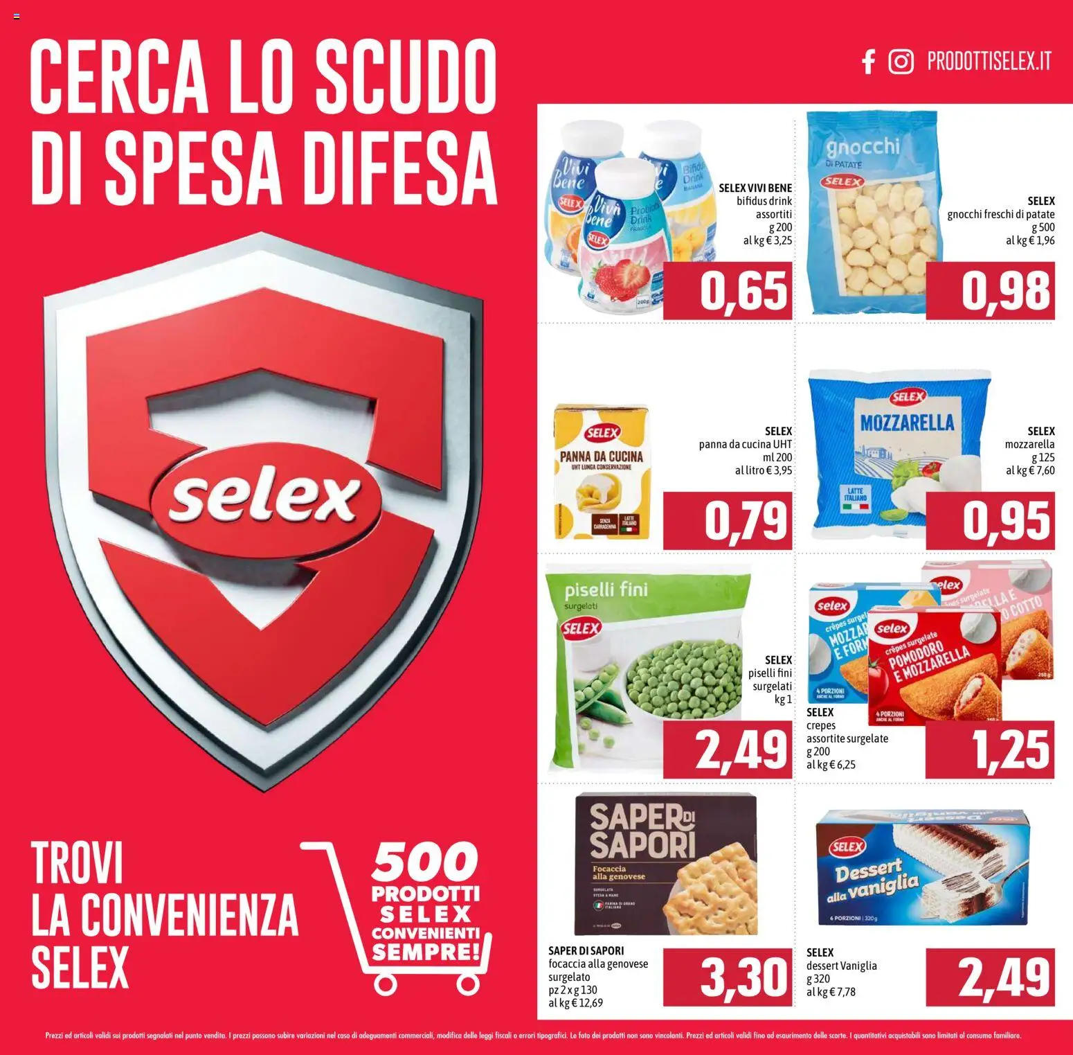 Volantino Emisfero del 27/08/2026 | Pagina: 22 | Prodotti: Vaniglia, Focaccia, Pomodoro, Gnocchi