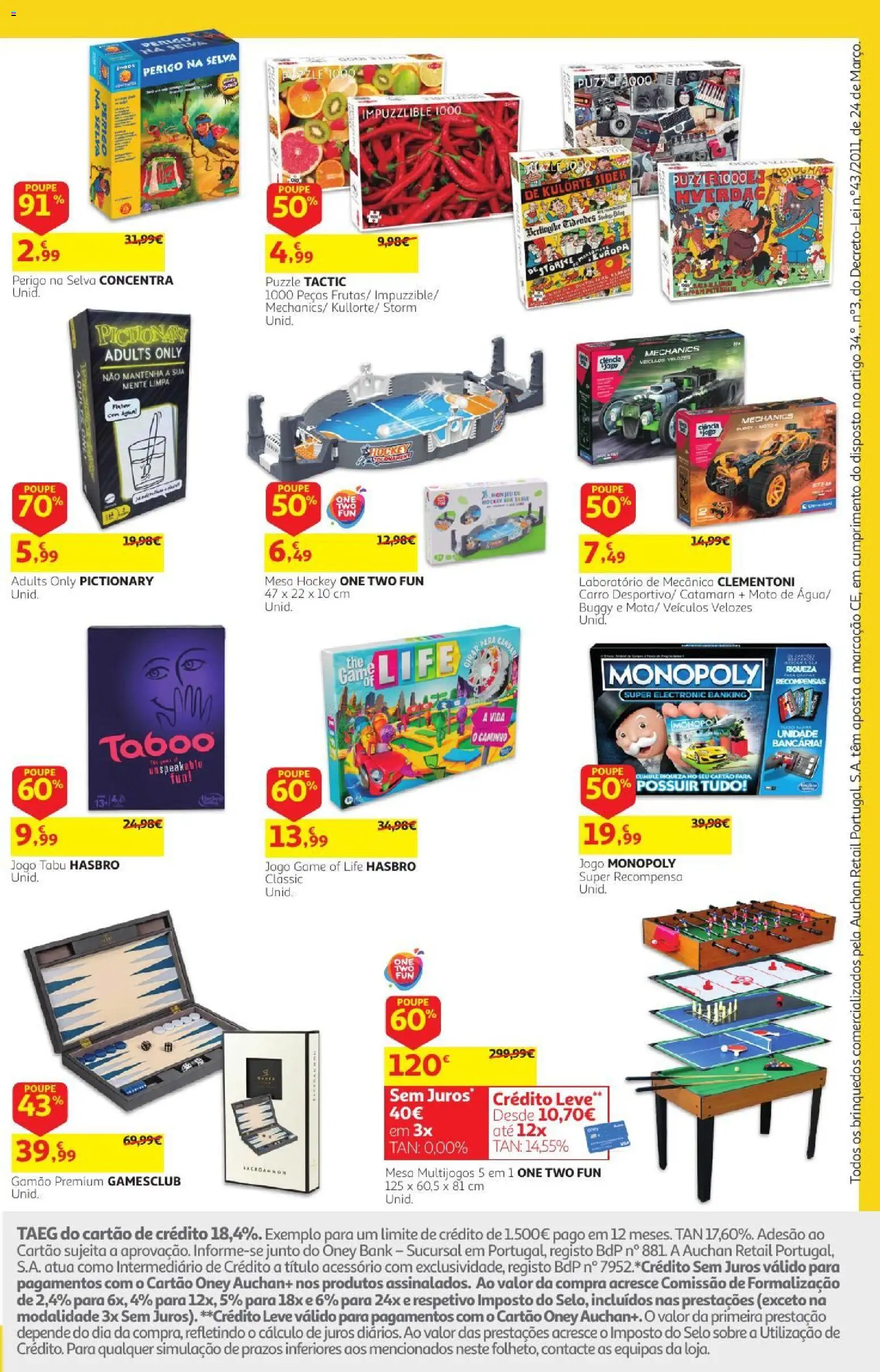 Auchan folheto Preços redondos │ válido de 07/10/2026 | Página: 15 | Produtos: Mesa, Brinquedos