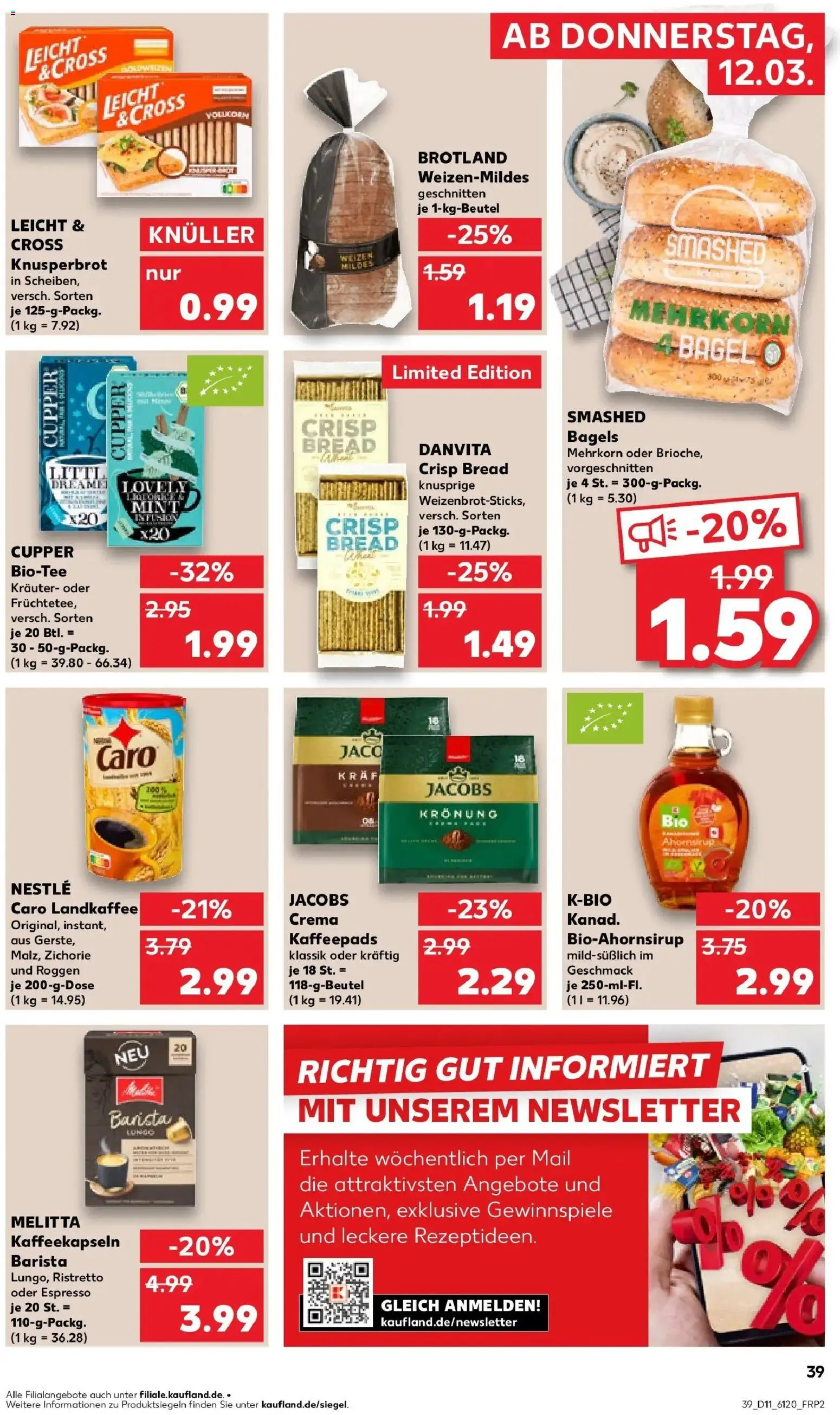 Kaufland Prospekt Meppen	 – gültig ab 09.03.2026 | Seite: 51 | Produkte: Melitta, Kaffeepads