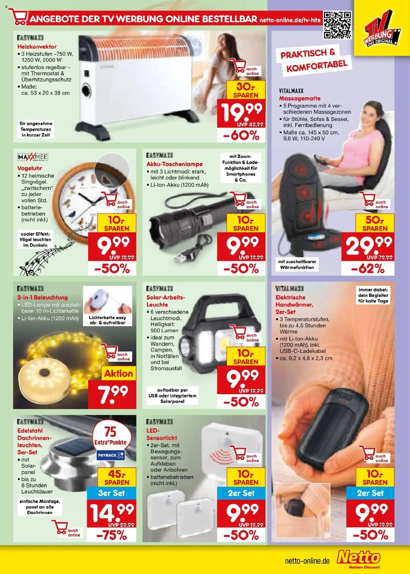Netto Marken-Discount Prospekt Rostock – gültig ab 21.09.2026 | Seite: 65 | Produkte: USB, Batterie, Smartphones, TV