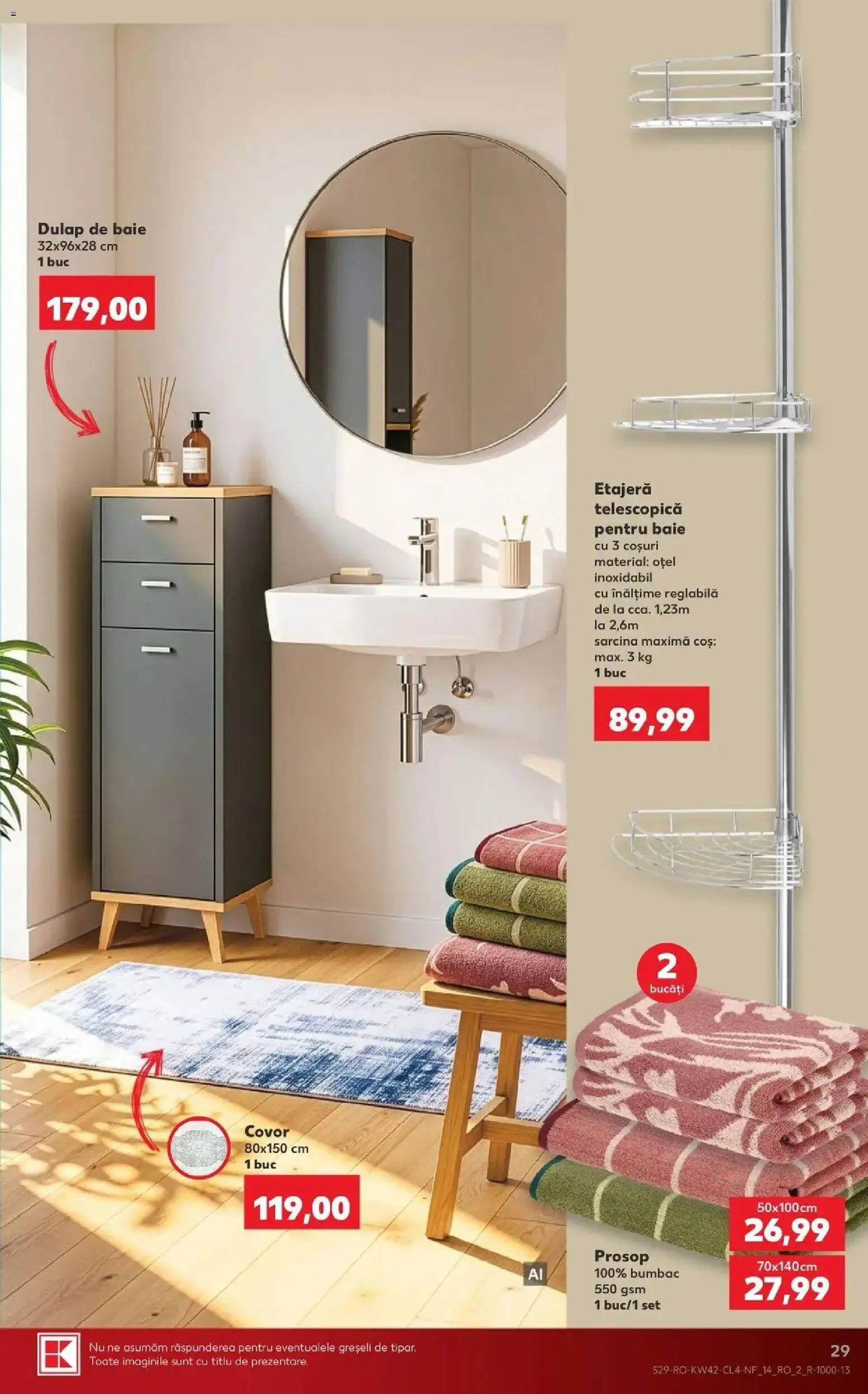 Kaufland Satu Mare 14.10.2026 - Revista si Oferta | Pagină: 29 | Produse: Coș, Covor, Etajeră