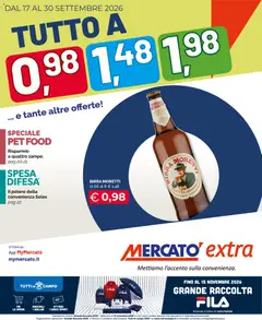Anteprima del volantino Mercatò volantino Extra valido a partire dal 17/09/2026