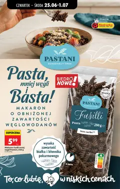 Pogląd oferty "Biedronka gazetka od czwartku" - ważna od 25.06.2026 | Strona: 53 | Produkty: Makaron fusilli, Makaron