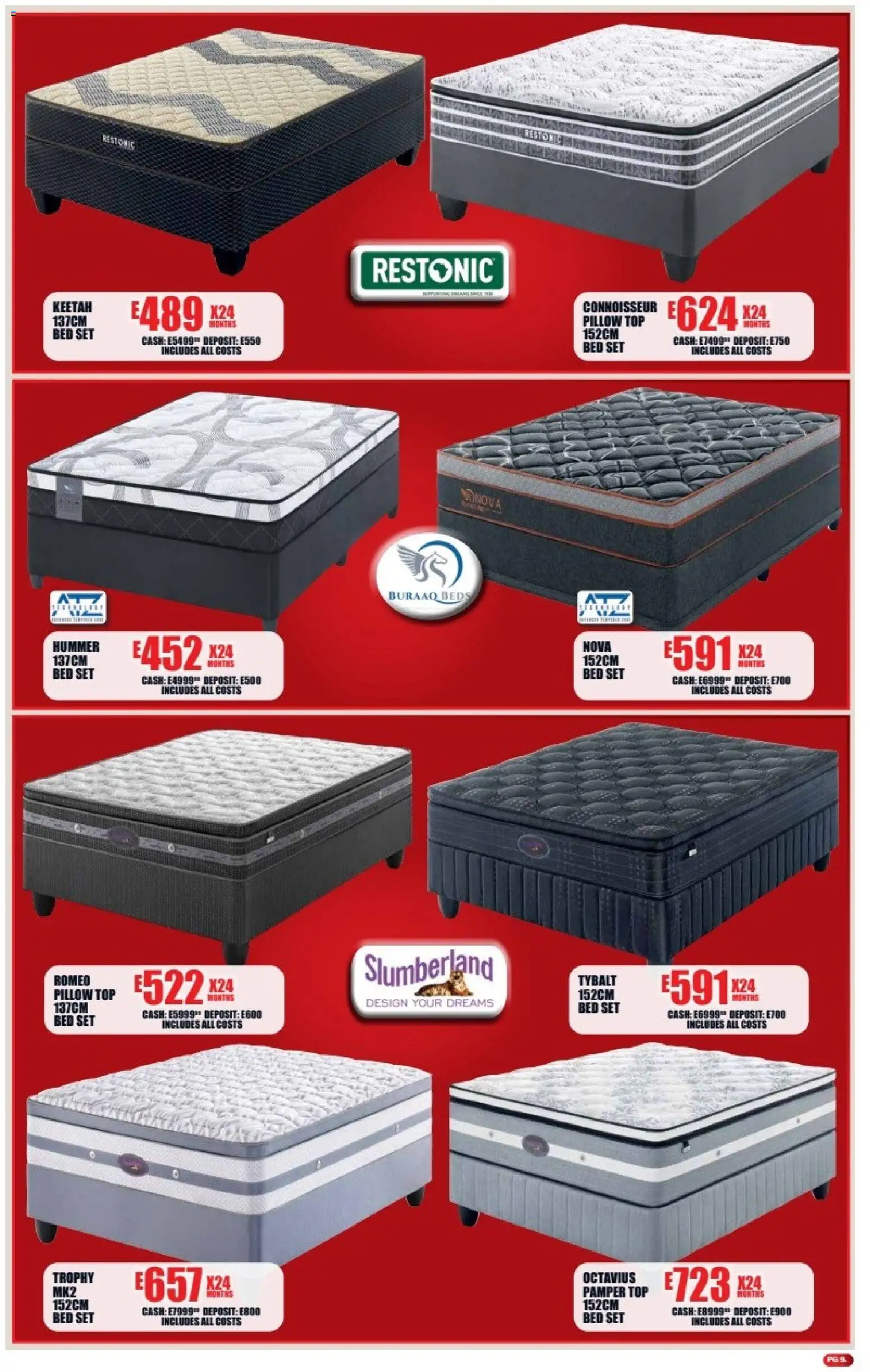 New Lewis Stores catalogue – valid from 06/07/2026 | Page: 9 | Products: Bed, Pillow