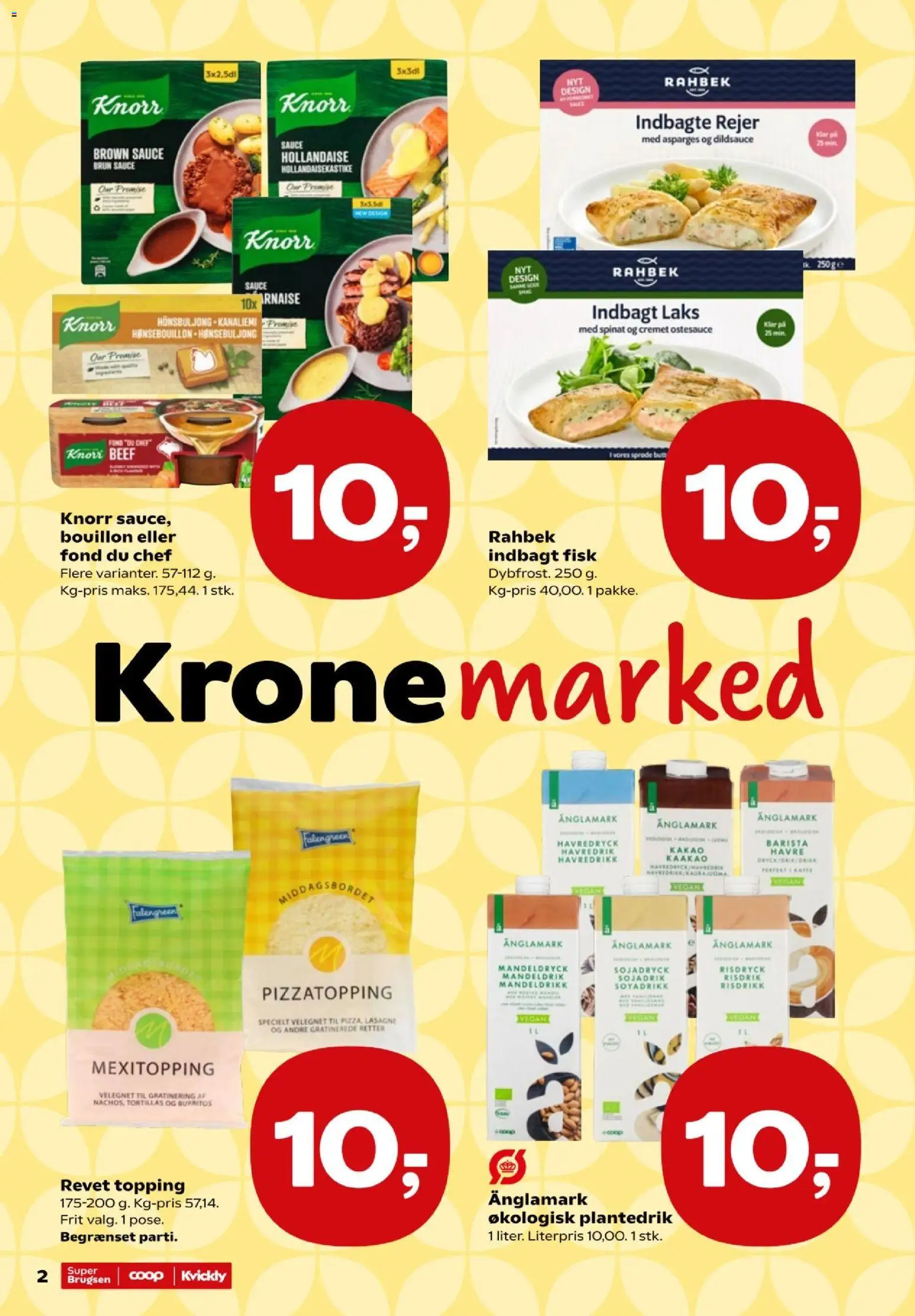 Kvickly tilbudsavis – gyldig fra 23/10/2026 | Side: 2 | Produkter: Risdrik, Mandeldrik, Rejer, Lasagne