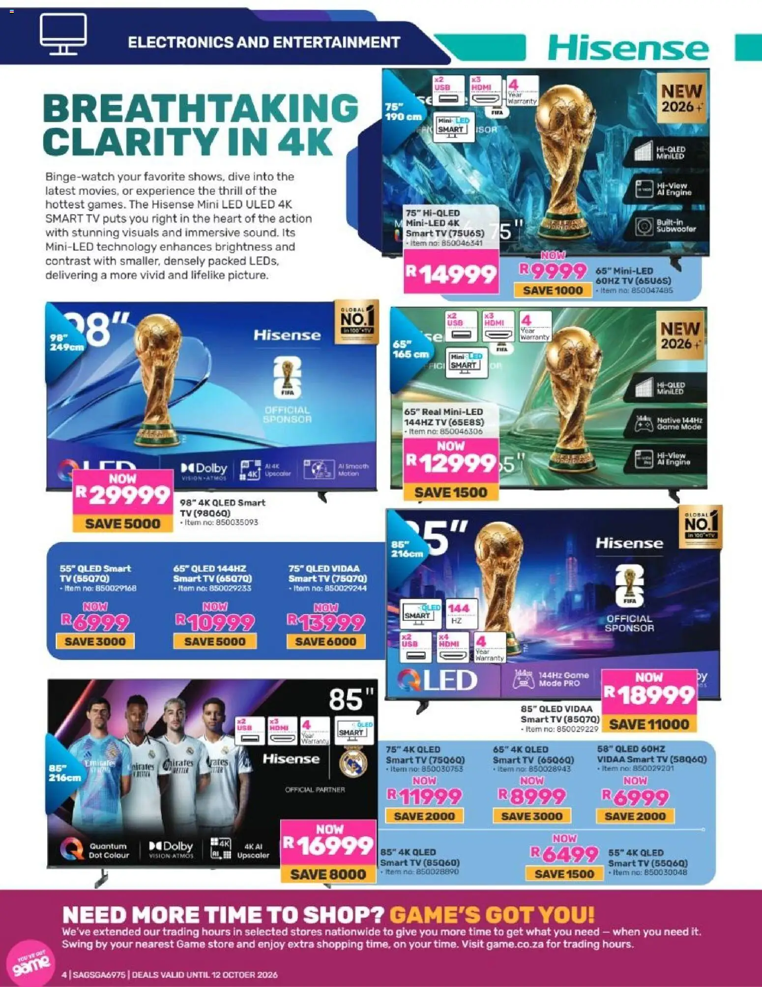 New Game catalogue – valid from 08/09/2026 | Page: 4
