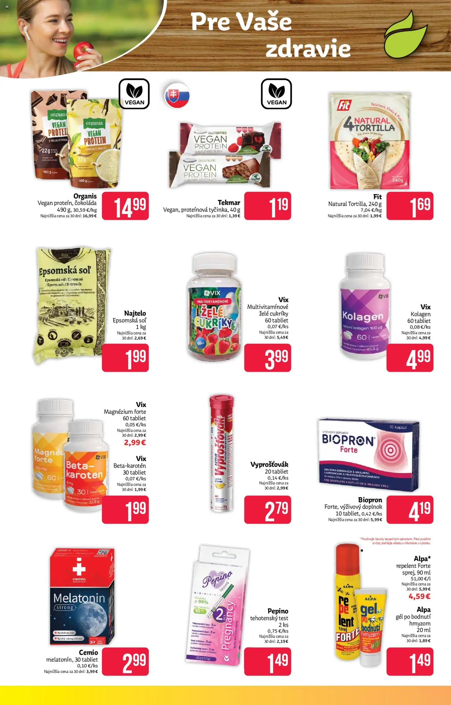 Nové Teta drogerie akcie – leták je platný od 03.08.2026 | Strana: 12 | Produkty: Tortilla, Protein, Čokoláda, Alpa