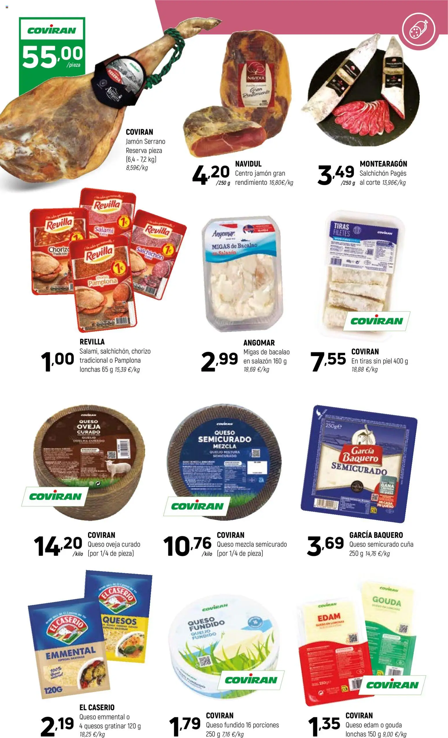 Coviran ofertas │ válido desde el 10.03.2026 | Página: 5 | Productos: Jamón serrano, Queso, Jamón, Cuna