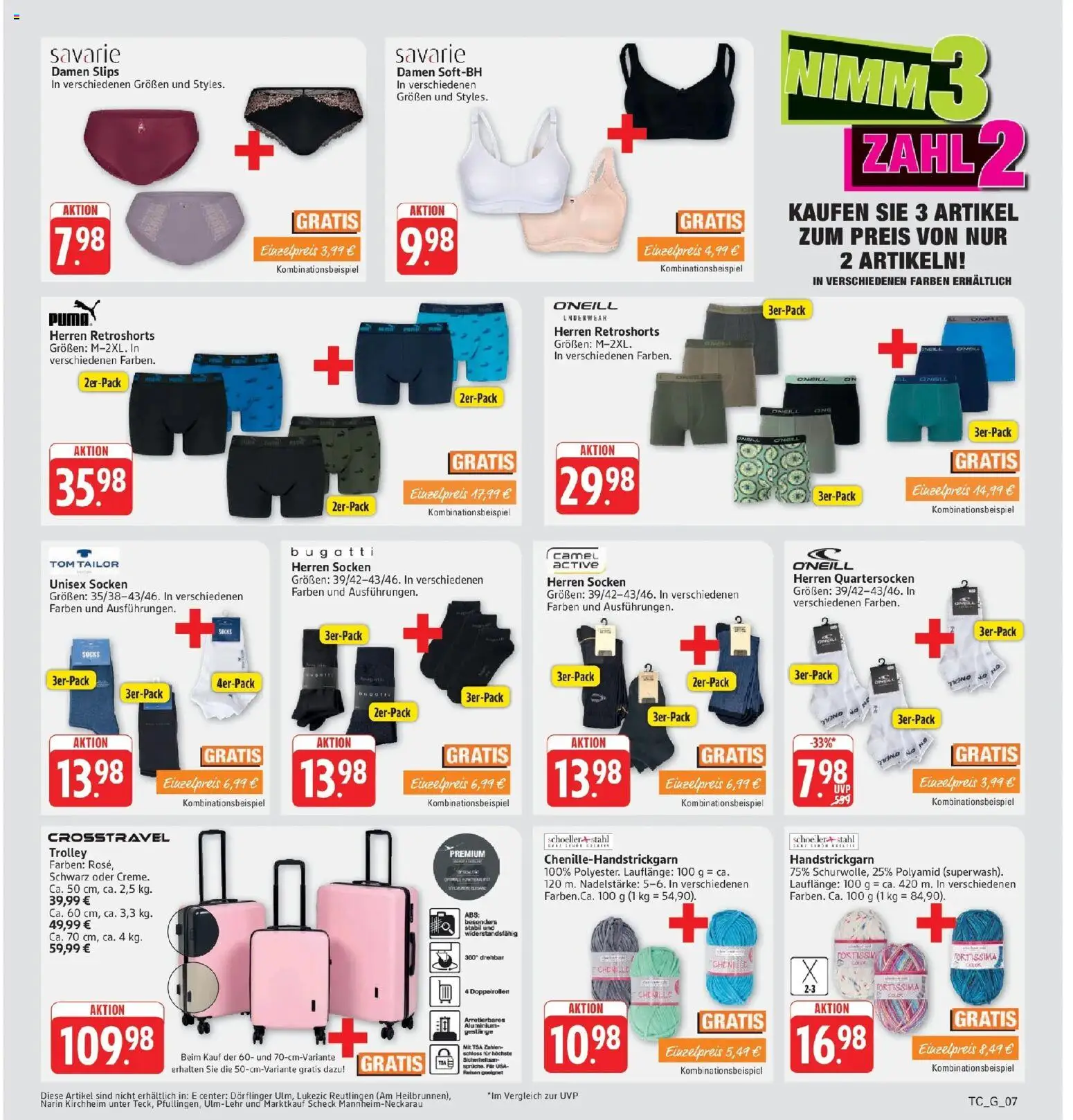 Marktkauf Prospekt Böblingen (ab 07.09.2026) » Angebote online | Seite: 39 | Produkte: Socken