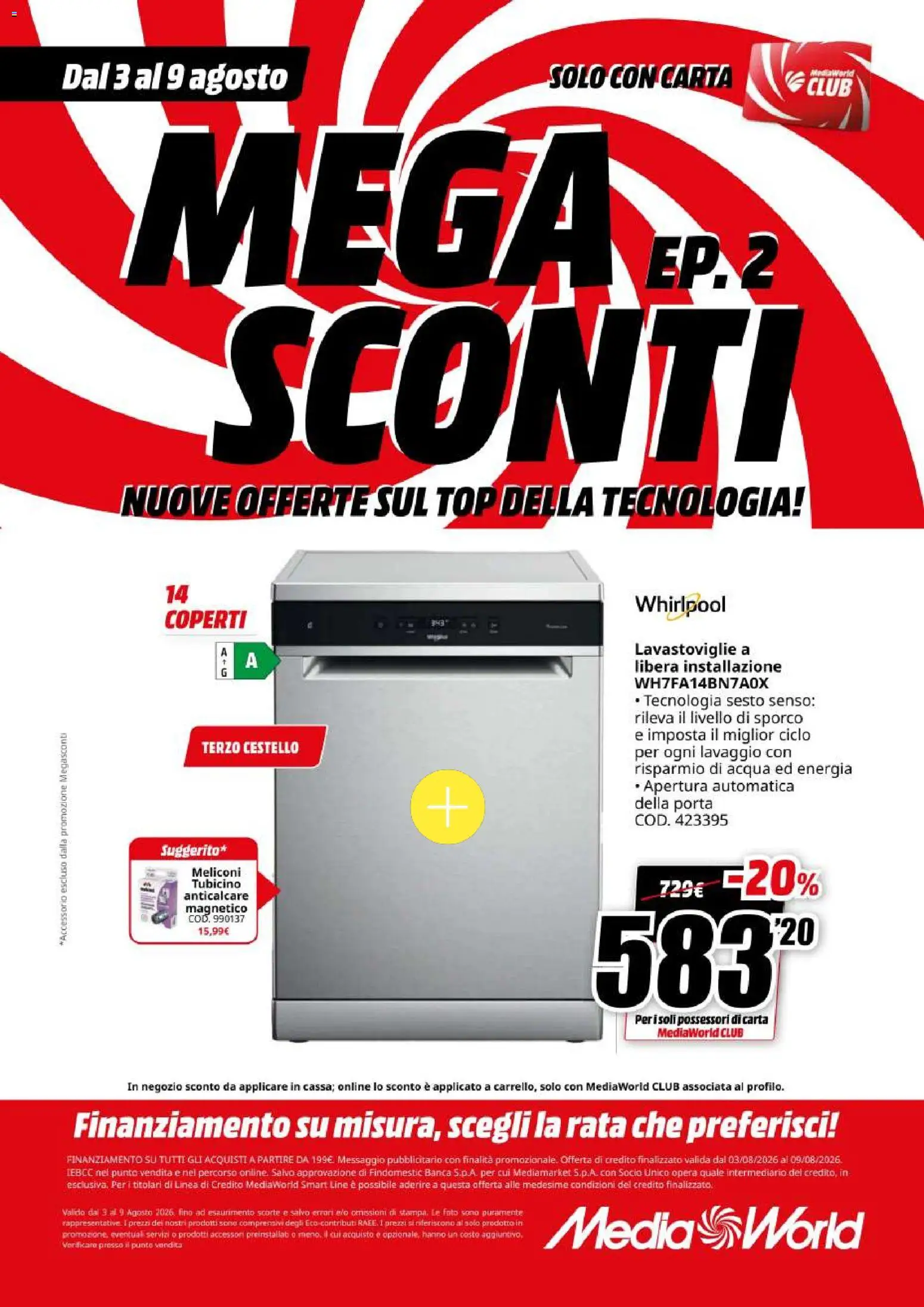 Volantino Media World del 03/08/2026 | Pagina: 61
