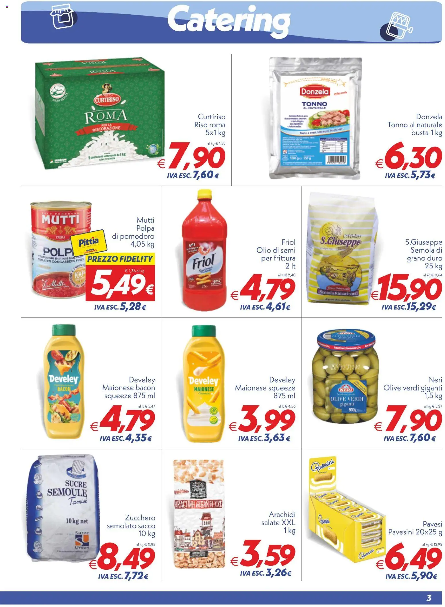 Volantino SuperConveniente del 02/10/2026 | Pagina: 3 | Prodotti: Olio, Olive, Tonno al naturale, Mutti