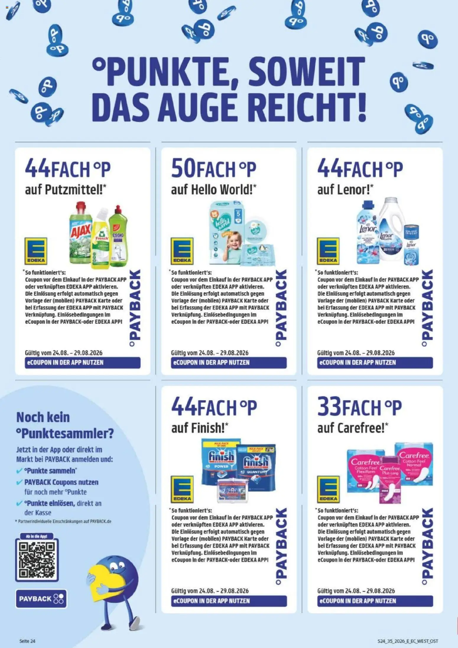 Edeka Prospekt Leipzig – gültig ab 23.08.2026 | Seite: 32 | Produkte: Lenor, Essig, Finish
