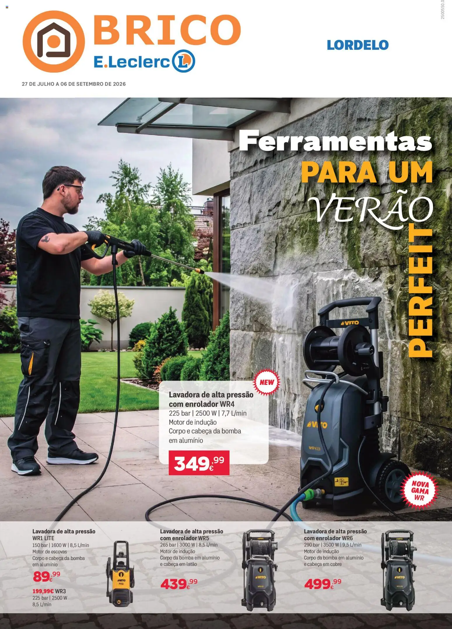 E.Leclerc - Folheto Brico Lordelo │ válido de 27/07/2026 | Página: 1 | Produtos: Ferramentas