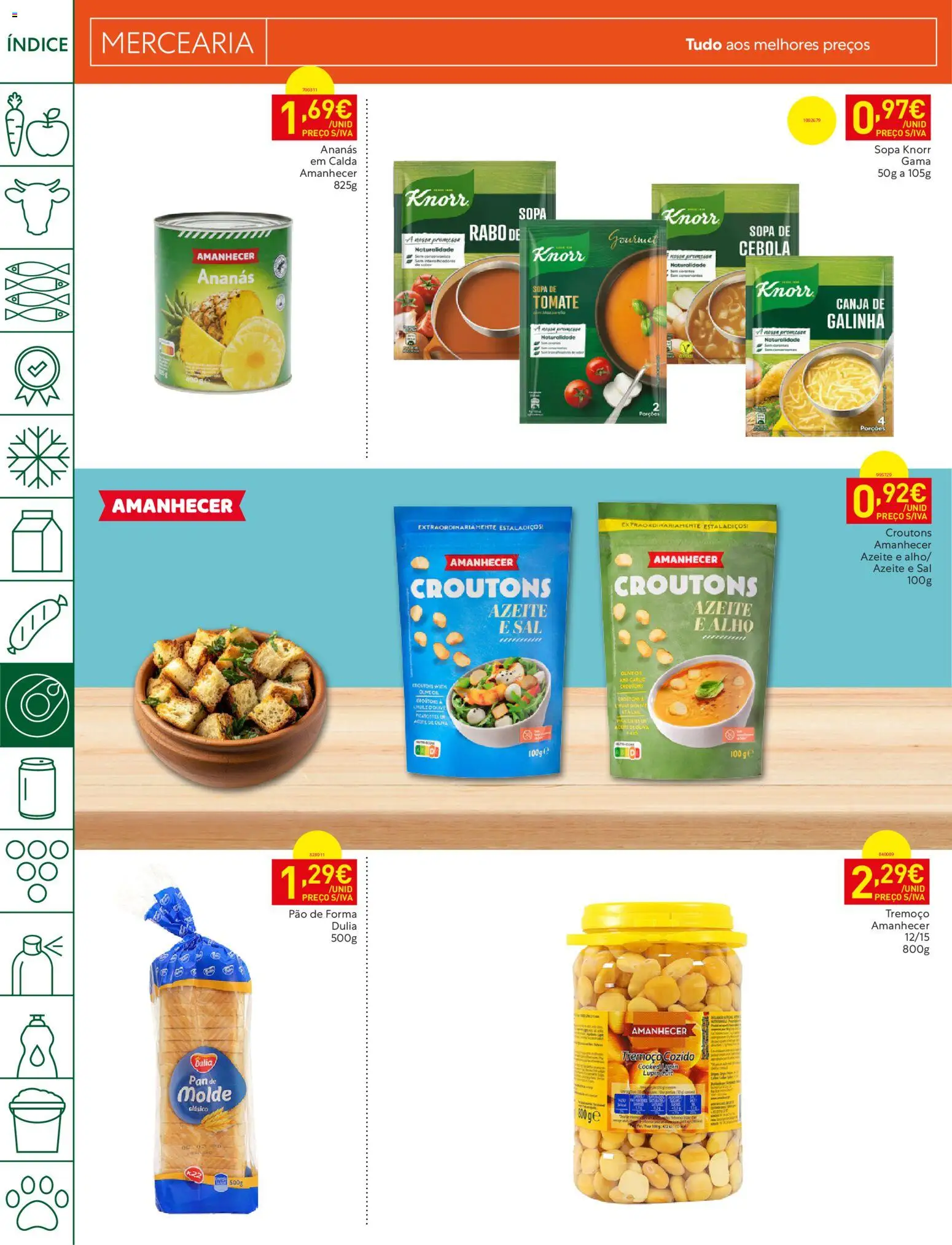 Recheio folheto Madeira │ válido de 18/08/2026 | Página: 18 | Produtos: Azeite, Knorr, Sal, Sopa