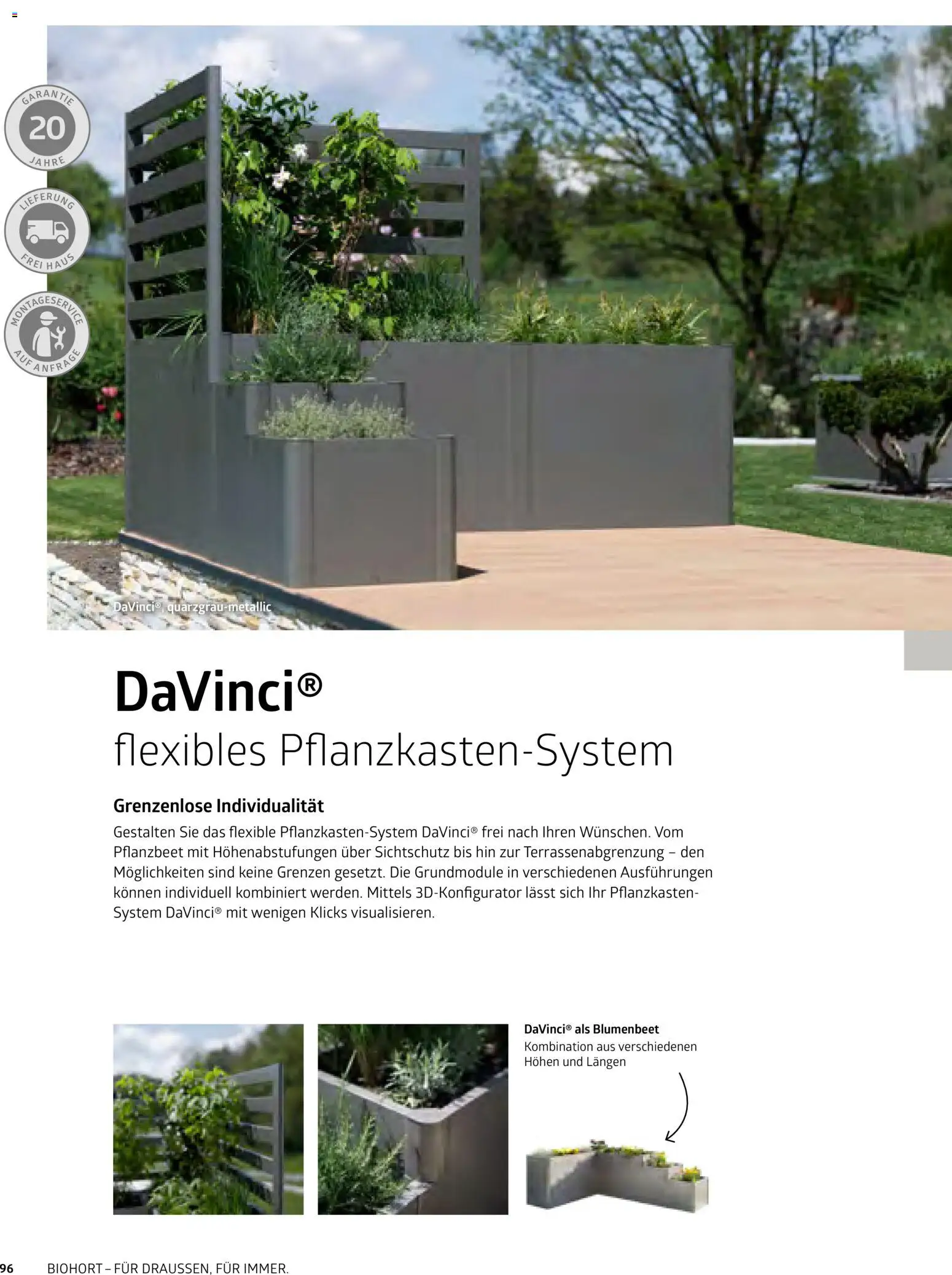 Dehner Biohort – Metall für Garten & Terrasse – gültig ab 01.01.2026 | Seite: 96