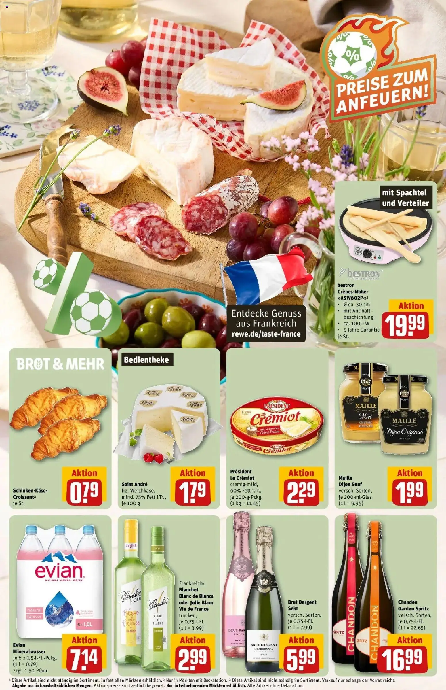 Rewe Prospekt Berlin / Gesundbrunnen – gültig ab 06.07.2026 | Seite: 5 | Produkte: Sekt, Creme, Brut dargent, Brot
