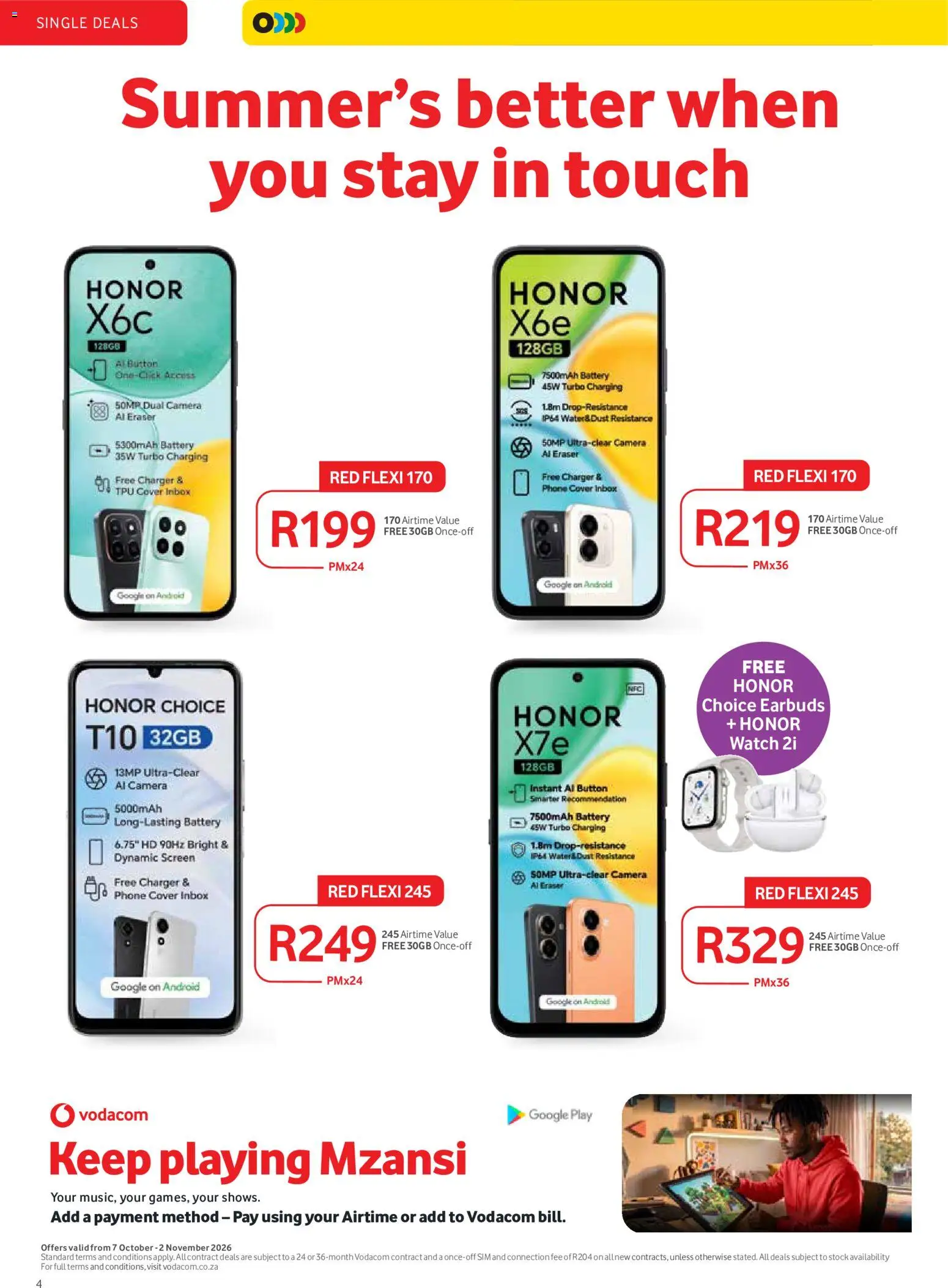 New Makro catalogue – valid from 07/10/2026 | Page: 4 | Products: Watch, Earbuds, Camera, Charger