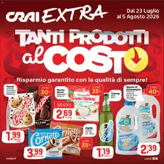 Anteprima del volantino CRAI volantino Extra Torino valido a partire dal 23/07/2026