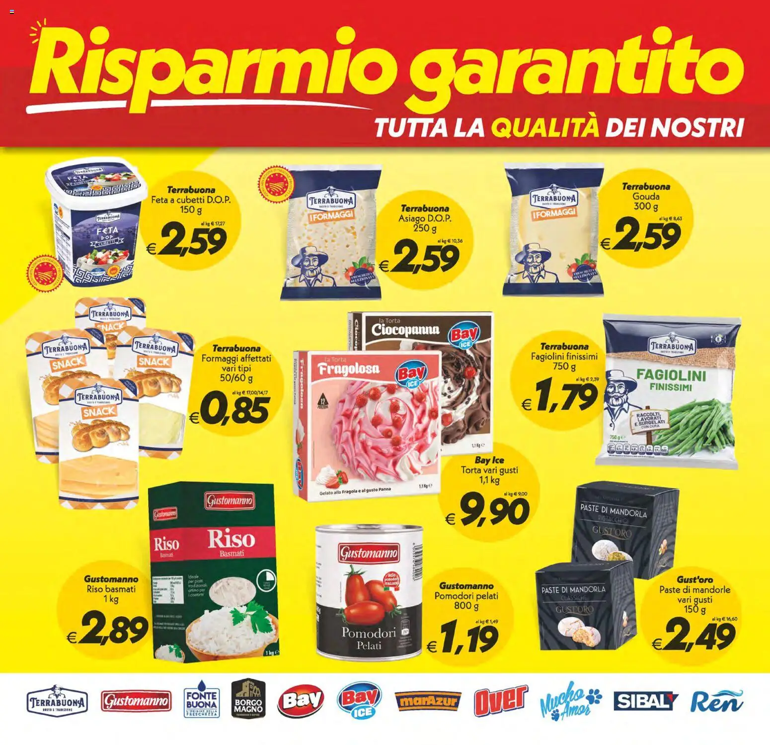 Volantino SuperConveniente del 09.06.2026 | Pagina: 18 | Prodotti: Riso Basmati, Panna, Gelato, Pomodori
