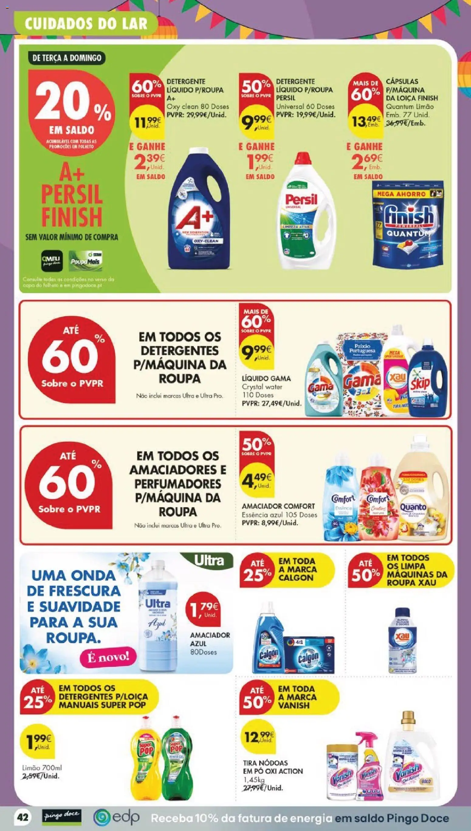 Pingo Doce folheto │ válido de 09.06.2026 | Página: 48 | Produtos: Pó, Detergente, Persil
